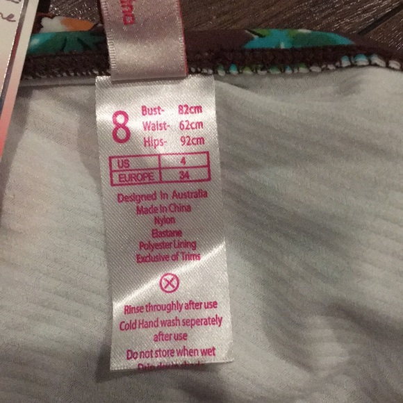 2CHILLIES St Barts 2 pc Swimwear Size 4 US - Picture 10 of 10